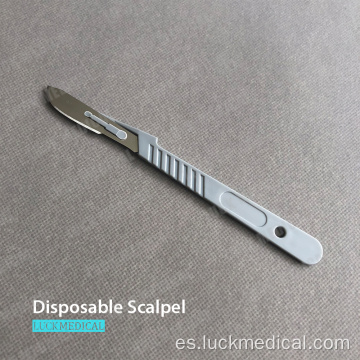 Cuchilla de acero inoxidable médico